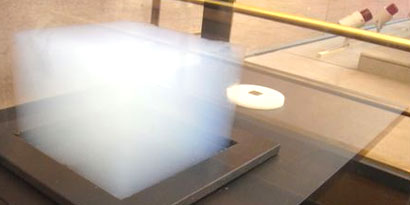 Imagem de Aerogel: material leve como o ar e forte como o aço no site TecMundo