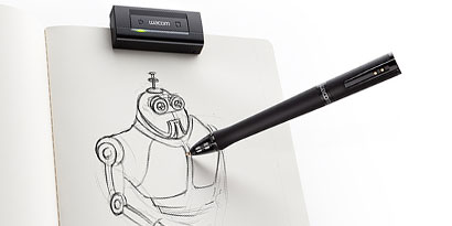 Imagem de Caneta da Wacom transforma desenhos reais em imagens digitais no site TecMundo